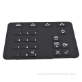 Laser Instrument Engine Panel Keypad Silicone Button